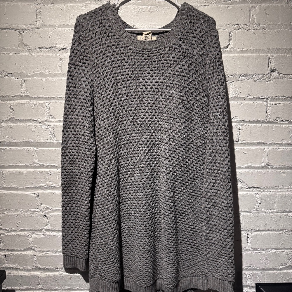 Gray Fleece Sweater